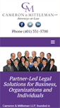 Mobile Screenshot of cm-law.com