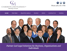 Tablet Screenshot of cm-law.com