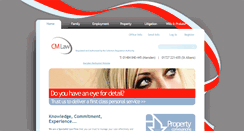 Desktop Screenshot of cm-law.co.uk